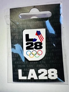 Paris Olympic Pin Paris 2024 Olympic Handover Pin LA28 Olympic Pin Handover 2028 - Picture 1 of 2