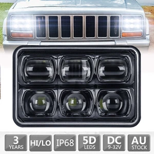 4x6" LED Headlight For Suzuki DRZ400SM DRZ400S DRZ400E Hi-Lo Sealed Beam Black - Picture 1 of 12