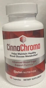 Barton Nutrition CinnaChroma Exp 03/26 Healthy Blood Glucose Metabolism 30