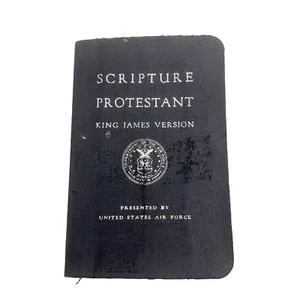 Vintage Pocket Bible Protestant US Air Force Issue 1956 New Testament KJV - Picture 1 of 16