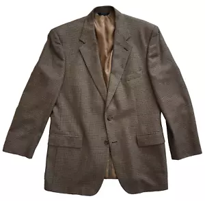 houndstooth Brooks Brothers wool cashmere blazer jacket sport suit coat 42 S - Picture 1 of 12