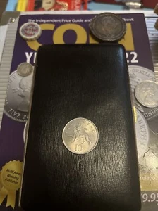 Vintage FOREIGN BRAND LEATHER CIGARETTE CASE-MIRROR STYLE - Foto 1 di 7