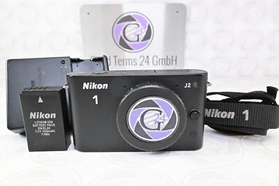 Nikon 1 J2 Gehäuse in Schwarz - 8731 Klicks - GT24 - 12 Monate Gewährleistung - Bild 1 von 4