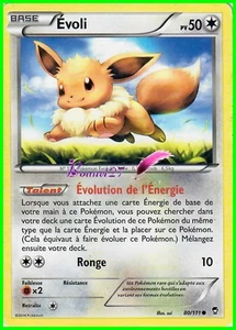 Carte Pokemon " EVOLI " Poings Furieux XY PV 50 80/111 VF - Imagen 1 de 1