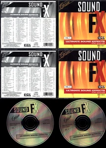 CDs EXCELSIOR SOUND FX ULTIMATE SOUND EFFECTS 100 SOUNDS VOL. 1 & VOL. 2 - Picture 1 of 1