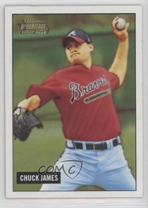 2005 Bowman Heritage Chuck James #234 Rookie RC