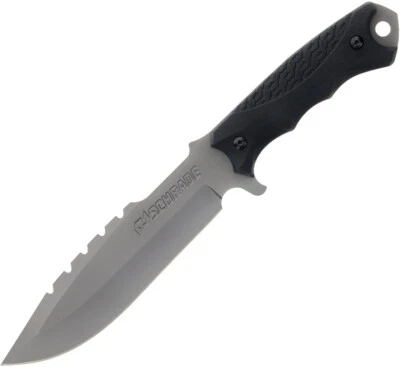 Cuchillo de hoja fija de acero Schrade Extreme Survival negro G10 AUS-10A 1182512 Foto 1 de 2