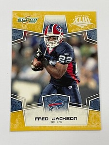 2008 Score Football Gold Super Bowl XLIII #39 - Fred Jackson - Buffalo Bills