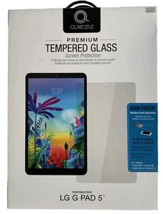 Neu!!! QUIKCELL PREMIUM HARTGLAS BILDSCHIRMSCHUTZFOLIE FÜR 10,1" LG G PAD 5 - Bild 1 von 3