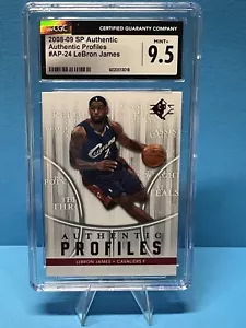 2008-09 SP Authentic Profiles LeBron James #AP-24 CGC 9.5 - Picture 1 of 2