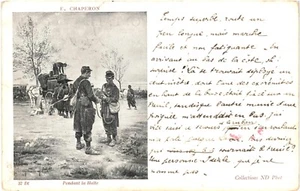 CPA Carte postale France Militaria Pendant la Halte 1902 VM90295ok - Picture 1 of 2