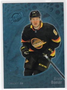 Brock Boeser 22-23 Metal Universe Blue Spectrum #97 Vancouver Canucks - Imagen 1 de 1