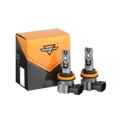 AUXBEAM LED Bombilla Antiniebla H11 Lámparas de Conducción de Alta Potencia 6500K Kit de Faros Antiniebla Blancos Foto 1 de 4