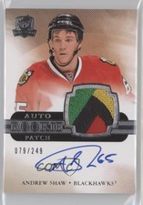 2011-12 Upper Deck The Cup /249 Andrew Shaw #171 RPA Rookie Patch Auto RC