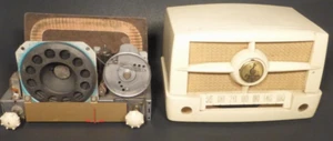 vIntage EMERSON 587A TABLE TOP RADIO:  Untested CHASSIS w/ALL TUBES & SHELL - Picture 1 of 10