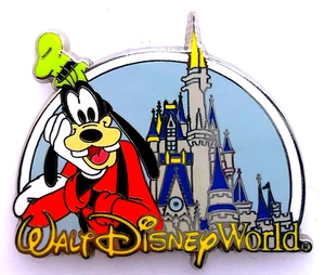 Prendedor comercial Disney 2007 - Walt Disney World - Castillo y GOOFY - Imagen 1 de 2