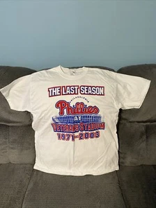 Vintage Philadelphia Phillies Veterans Stadium T Shirt size XL - Picture 1 of 6