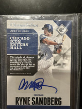 2017 Panini Chronicles Ryne Sandberg Auto