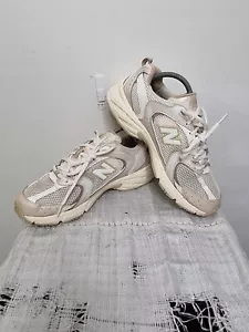 new balance 530 sneaker mens size 10 cream beige running shoe gym - Picture 1 of 16