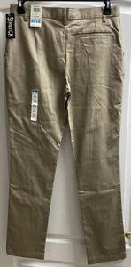 Youth Girls Khaki Pants  junior Size 11 NEW - Picture 1 of 4