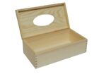 Wooden Napkin Holder Tissue Box Cover Case Hotel decoupage serving T1
