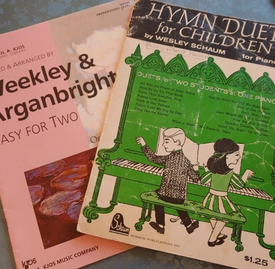 Easy Piano Duets - Himnos y canciones populares - 2 libros Foto 1 de 4