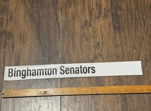 Binghamton Senators AHL Issued Pro Stock Locker Room Standings Board Nameplate 2 - Picture 1 of 3