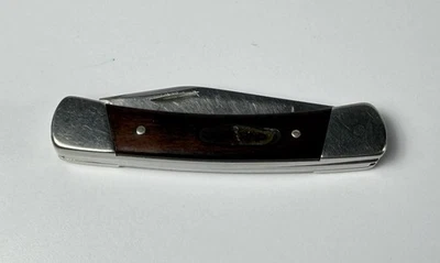 Navaja de Bolsillo Buck 703 Colt Tres Hojas Almacenista Mango de Madera Hecha en EE. UU. Foto 1 de 4