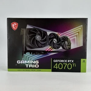 MSI Gaming Trio GeForce RTX 4070 Ti 12GB - Graphics Card - BRAND NEW!! - Picture 1 of 2