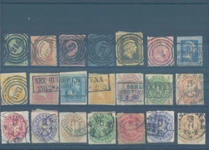 Germany Old States PRUSSIA 1850-1867 various sued stamps (CV $900 EUR785) - Picture 1 of 1