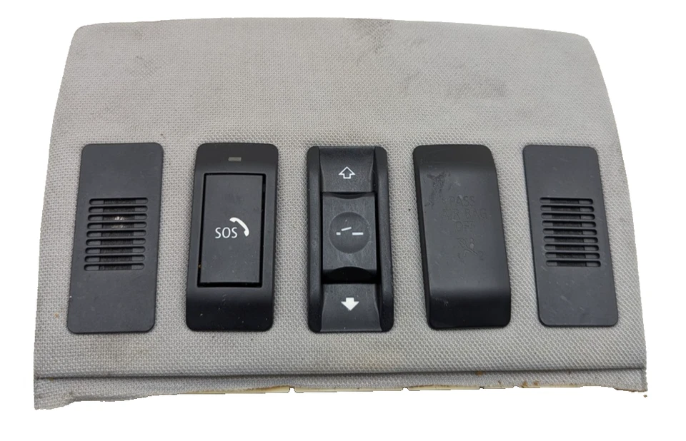 Panel de interruptores de techo de control de techo corredizo delantero BMW 525xi E60 2006-2010 Foto 1 de 4