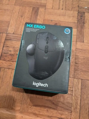 Logitech MX Ergo Advanced Wireless Trackball Mouse Black - Image 1 of 4