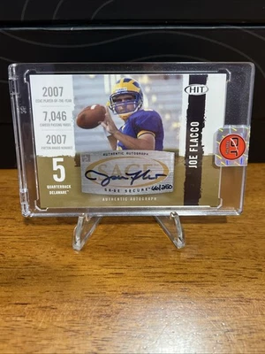 Sage Hit 2008 - Autógrafos Joe Flacco #A5 (AU, RC)/250 Foto 1 de 2