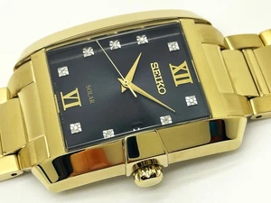 RELOJ SEIKO HOMBRE V157-0CC0 SOLAR 9 DIAMANTES ANALÓGICO 50M SNE462 NO FUNCIONA - Imagen 1 de 6