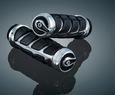 Empuñaduras cinéticas Kuryakyn - Cromo Motocicleta Bicicleta de calle 6372 kur6372 Foto 1 de 4