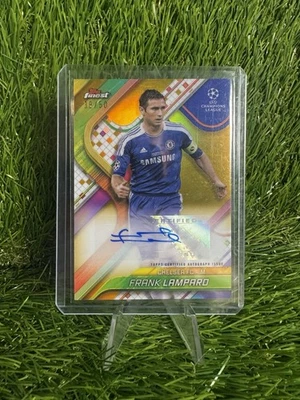 24/25 Topps Finest Gold Chelsea Autograph Frank Lampard 39/50 - Image 1 of 2