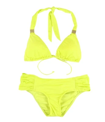 Bikini bar III para mujer triángulo lengüeta lateral 2 piezas, aplastado, M Foto 1 de 2