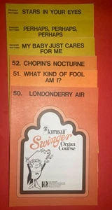 (6) Kimball Swinger Organ Course Sheet Music Hal Leonard Publishing Corp - Picture 1 of 11