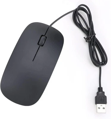 USB Wired Mouse for Laptop Computer and PC, 3-Button Wired USB Computer Corded M - Image 1 of 4