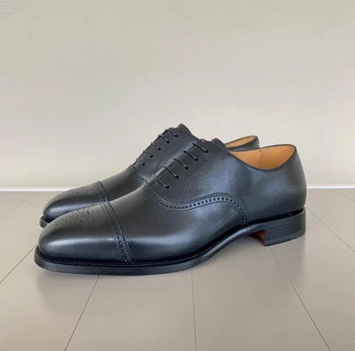 Ralph Lauren Etiqueta Púrpura Negro Denver Pulido Zapatos Oxford en talla 8.5 / 41,5 Foto 1 de 4