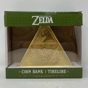 Banco de monedas Nintendo The Legend Of Zelda Triforce de cerámica en caja abierta - Imagen 1 de 11
