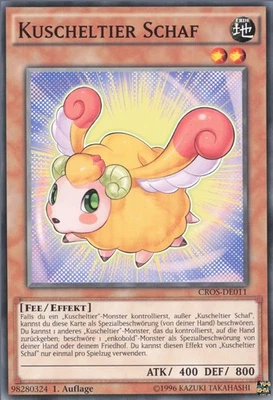 YuGiOh Kuscheltier Schaf CROS-DE011 Common NM unl. - Bild 1 von 2