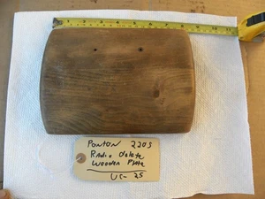 Mercedes Benz Ponton 220S W180 W128 Wooden Wood Radio Delete Plate Covering - Picture 1 of 10