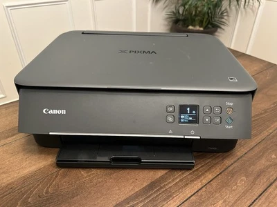 Canon PIXMA TS6420a Wireless Color Printer Copier Scanner Needs Ink - Image 1 of 4