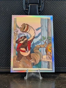 Star Wars Galaxy Chrome 2022 Topps Karte Vintage V-9 Paploo Ewok - Bild 1 von 2