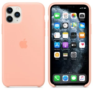 Custodia cover silicone originale Apple per iPhone 11 Pro Max pompelmo MY1H2 - Foto 1 di 1