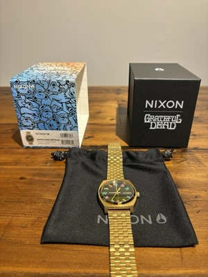 Nixon Time Teller Grateful Dead Dancing Bears Gold Foto 1 de 4