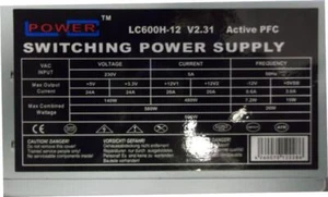 LC Power LC600H-12 V2.31 Zasilacz ATX 600 W #27991 - Zdjęcie 1 z 1