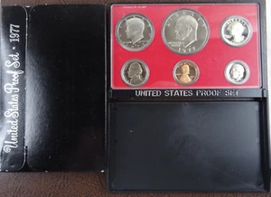 1977-S US Mint Proof Set 6 Coin Set OGP Original Government Packaging - Picture 1 of 4