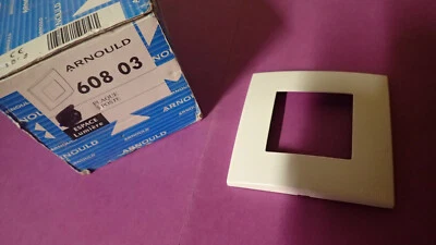 Arnould 60803 - Plaque Espace simple 60803 Blanc 42mm x 42mm - A l'UNITE